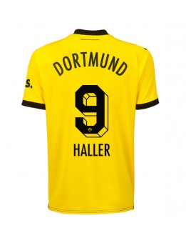 Billige Borussia Dortmund Sebastien Haller #9 Hjemmedrakt 2023-24 Kortermet